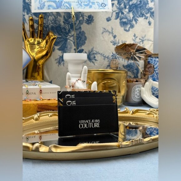 🆕 VERSACE JEANS COUTURE 🧿 NWOT Garland Credit Card Holder - Picture 5 of 13